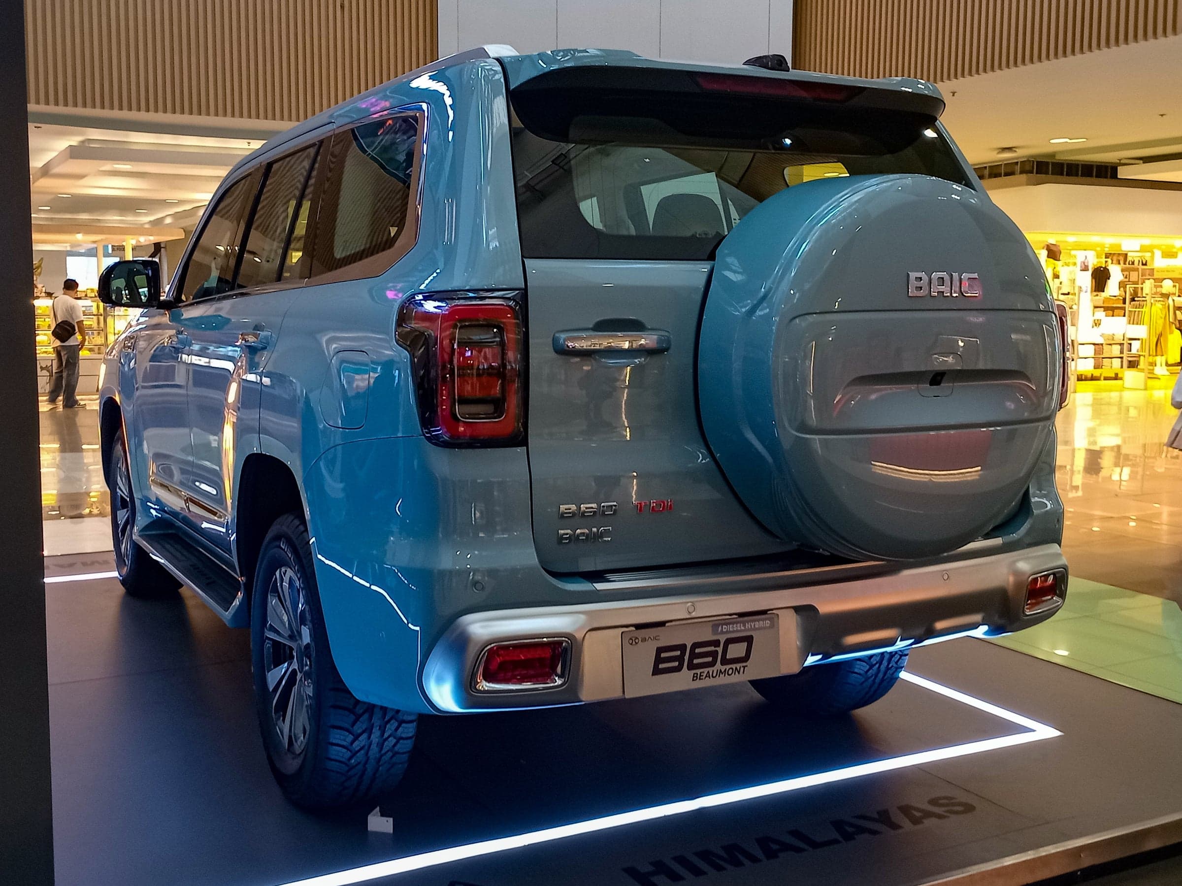 BAIC BJ60 — вид сзади-сбоку (фото модели)